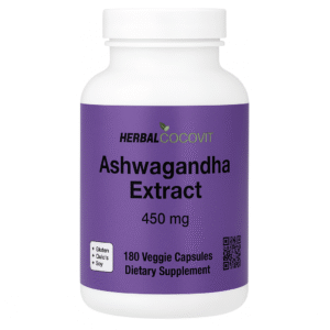 Ashwagandha, 450 mg, 180 Veggie Capsules