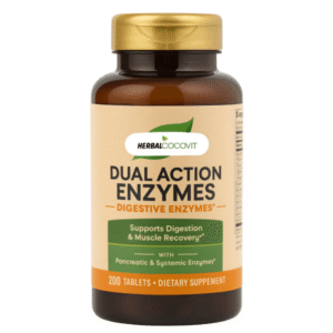Dual Action Enzymes, 200 Tablets (Pack of 2)